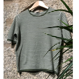 Camiseta rayas verdes